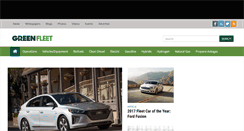 Desktop Screenshot of greenfleetmagazine.com