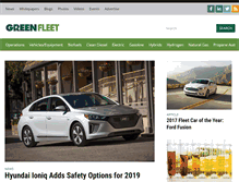 Tablet Screenshot of greenfleetmagazine.com